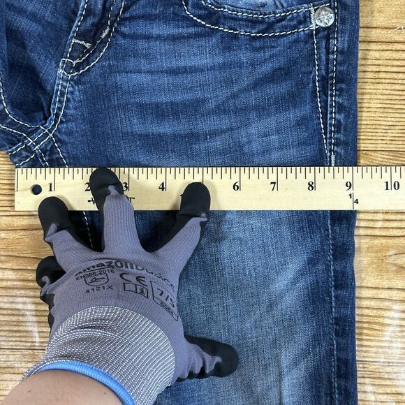 Miss Me Jeans Skinny Ankle Rhinestone Beaded Pockets Size 26 JE8111AK2 - Picture 10 of 16